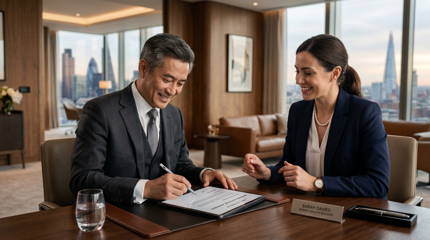Private Banking In-Person Contract Signing