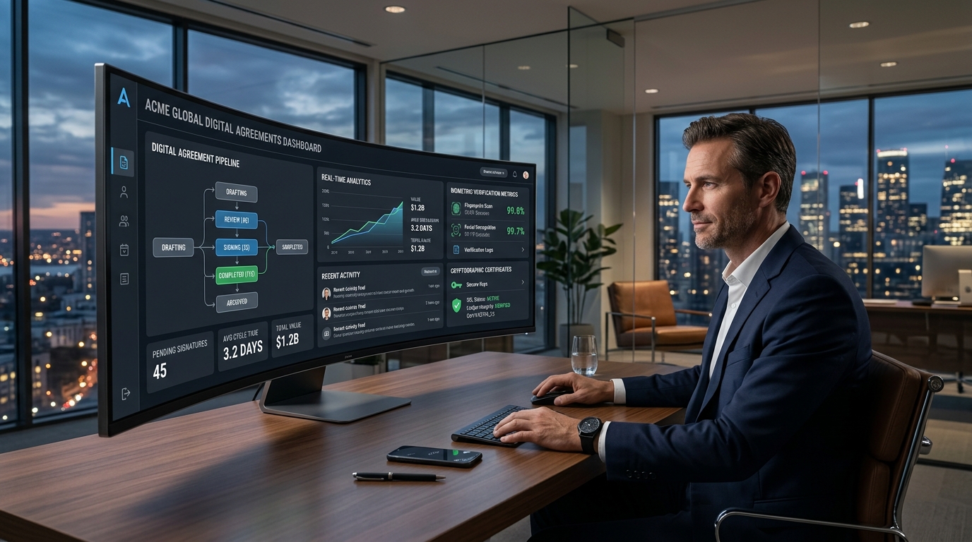 Executive Digital Agreements Dashboard